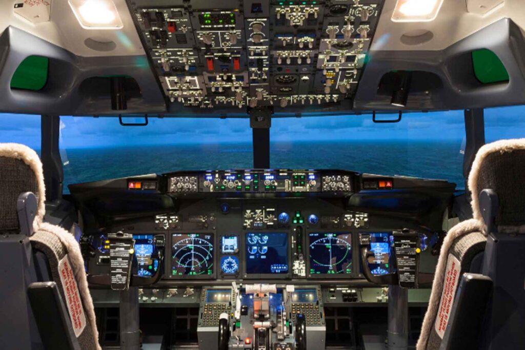 Landscape flight simulator