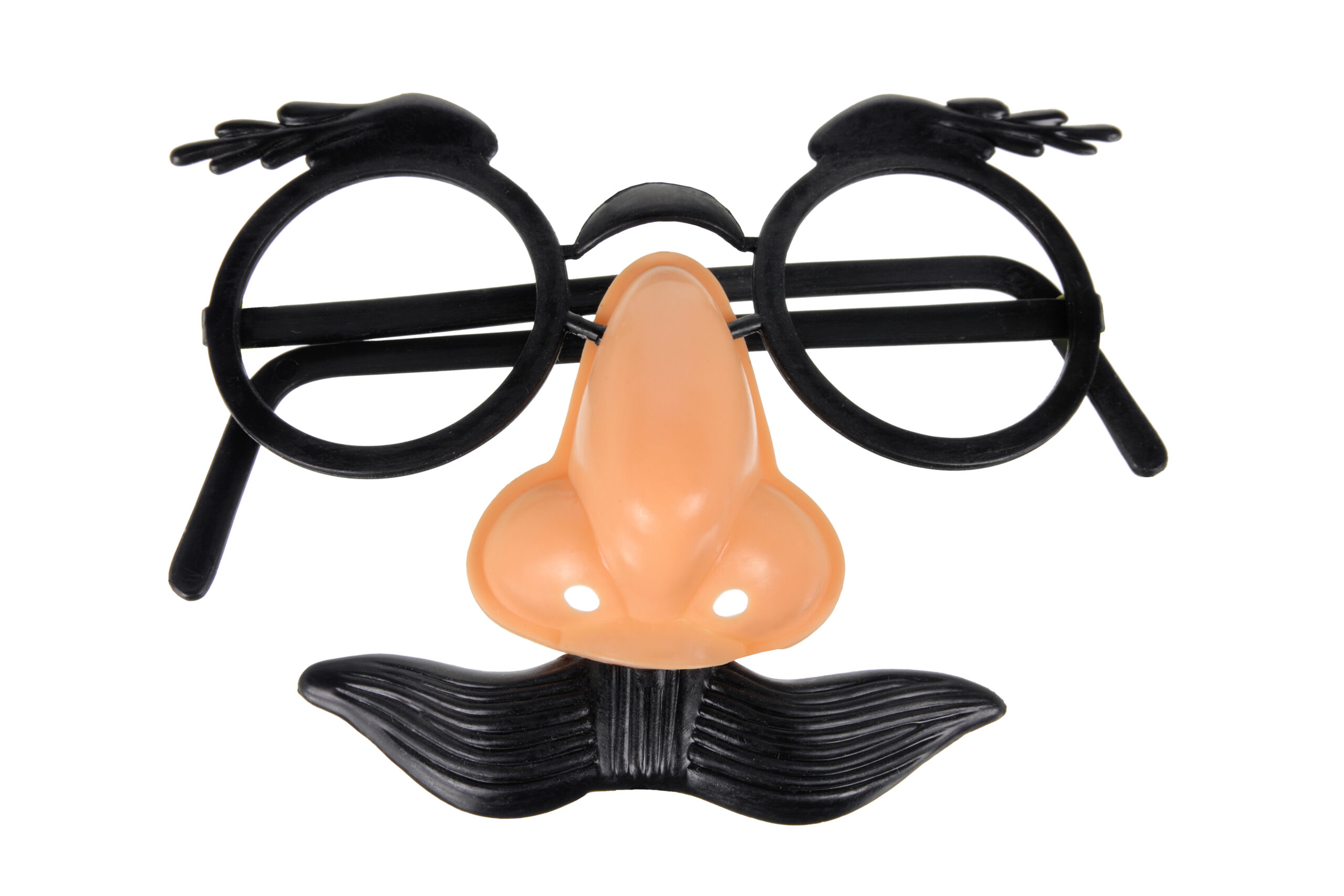 Funny Party Mask on White Background