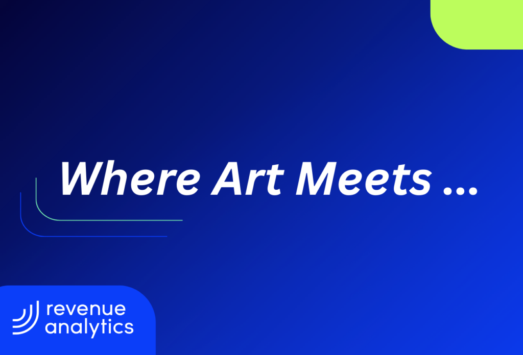 Where art meets science and data graphic with logo