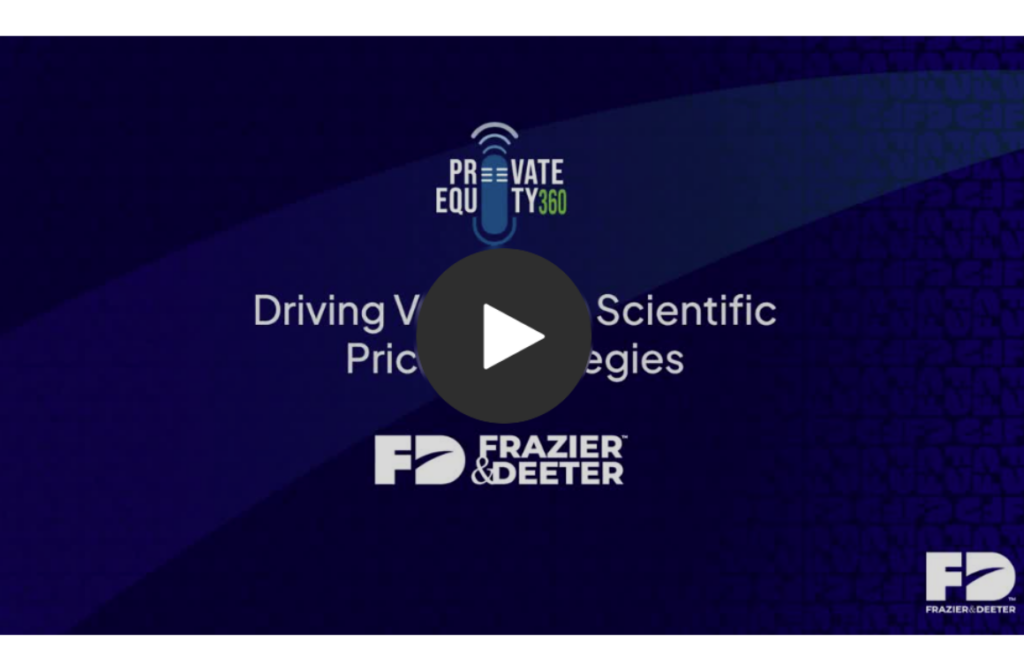 Private Equity 360: Driving Value with Scientific Pricing Strategies